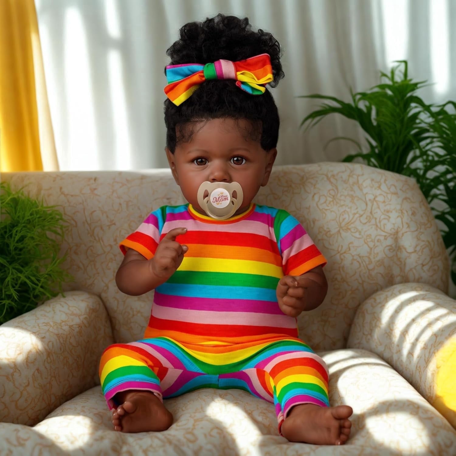 RSG Lifelike Reborn Baby Dolls 22 inch Baby Dolls Soft Cloth Body Real Life Baby Dolls with Gift Box for Kids Age 3+