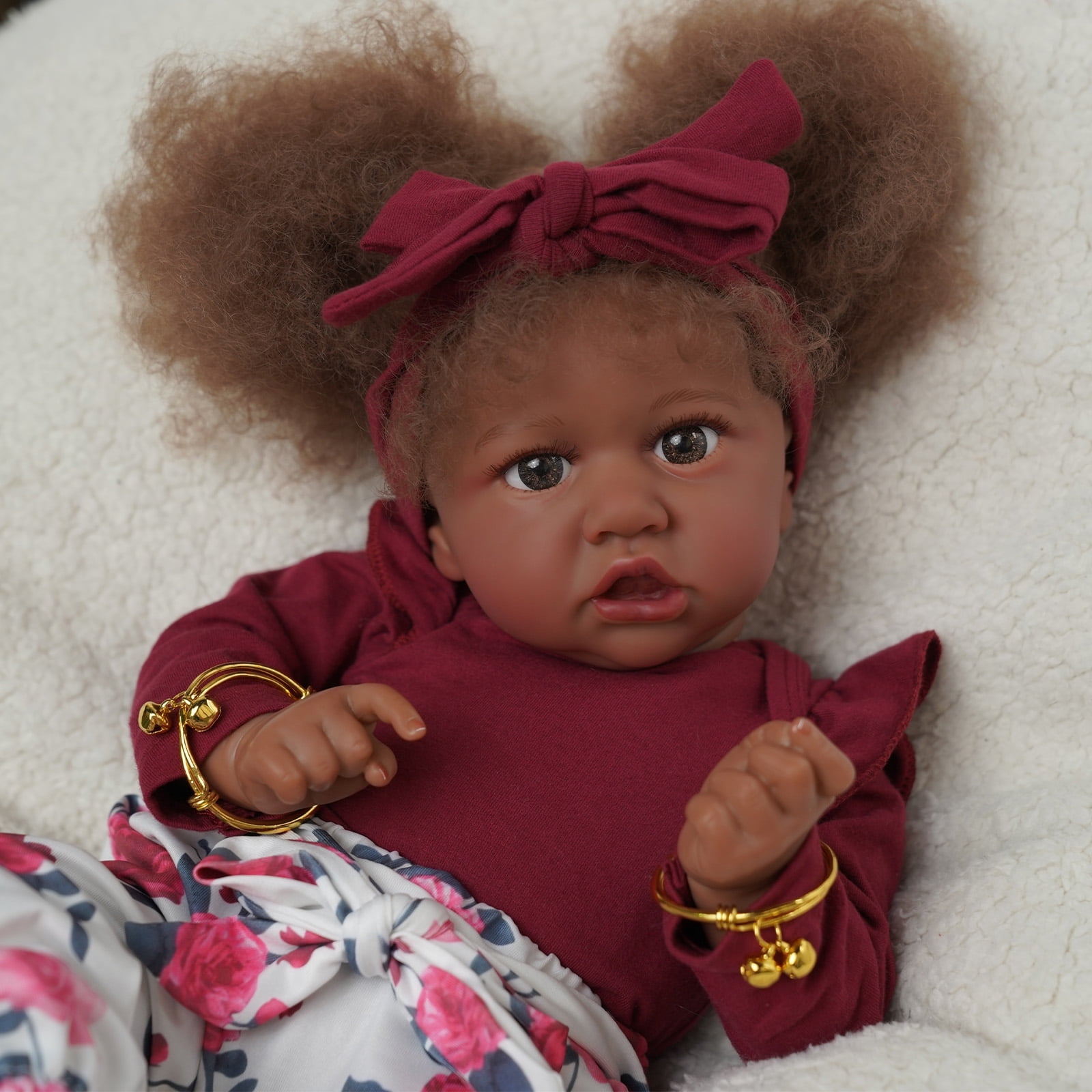 Baby doll with real hair hotsell