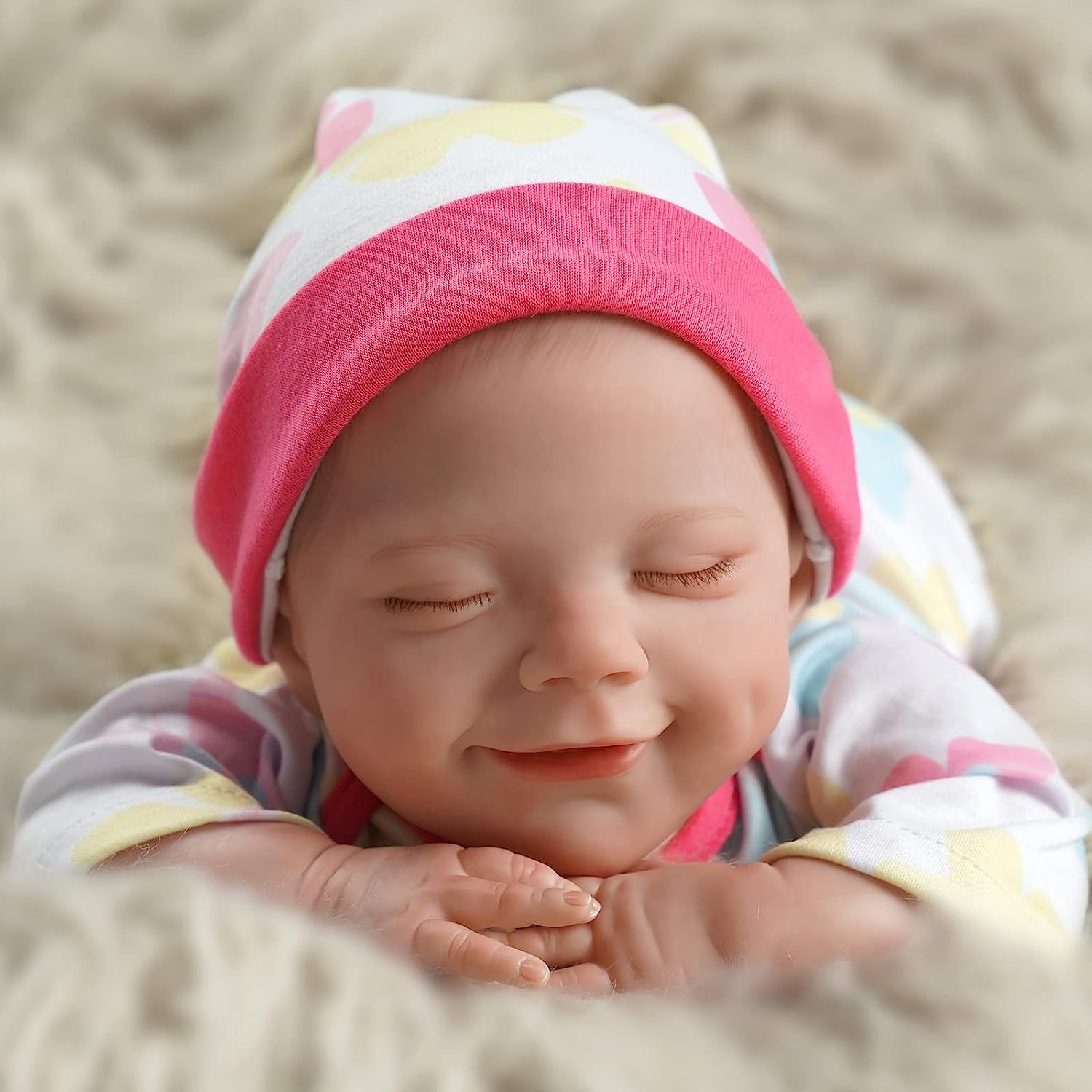 RSG Lifelike Reborn Baby Dolls Full Silicone Vinyl Body 20Inch Soft
