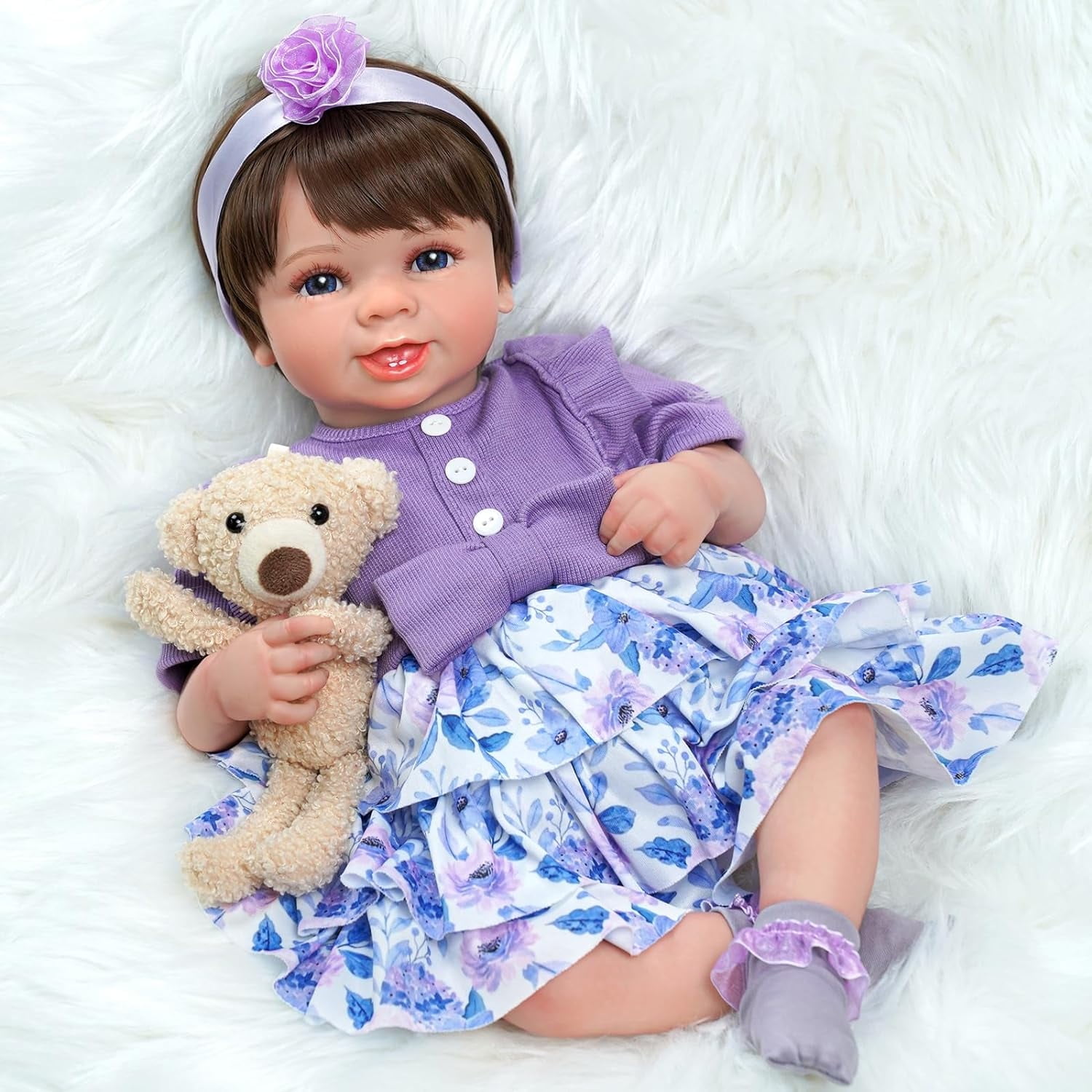 RSG Lifelike Reborn Baby Dolls Girl - 20 Inch Real Life Realistic ...