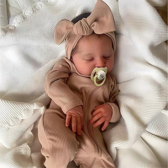 RSG Reborn Baby Dolls, 20 inch Soft Cloth Body Dolls Newborn Baby Doll Real Life Baby Sleeping Dolls with Gift Box for Kids Age 3+