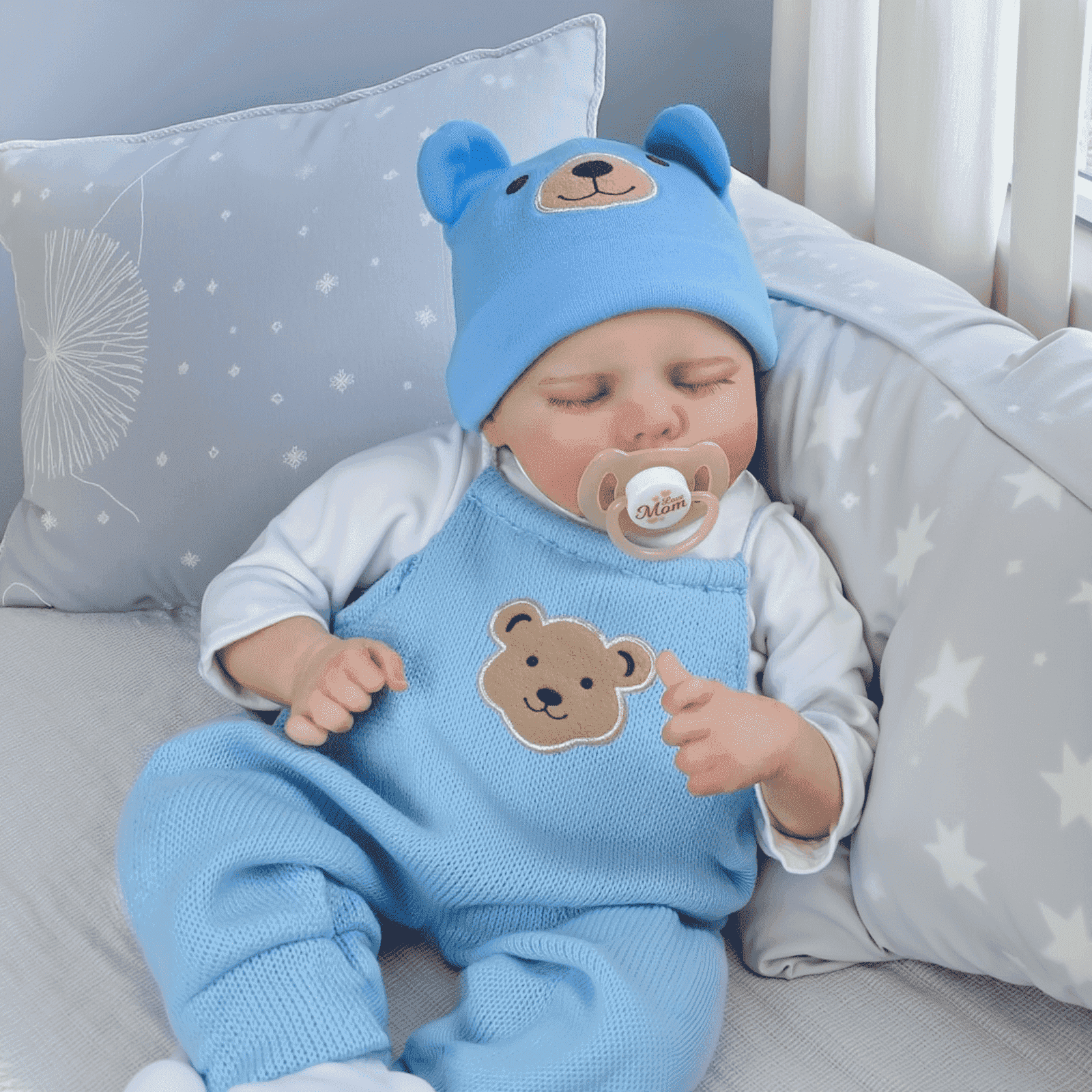 RSG Reborn Baby Dolls Full Cloth Body Real Life Baby Lifelike Reborn Babies with Accessories & Gift Box for Kids Age 3+