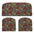 thumbnail image 1 of RSH Décor Indoor Outdoor 3 Piece Foam Wicker Cushion Set, Standard, Crestwood Multi Leaves, 1 of 6
