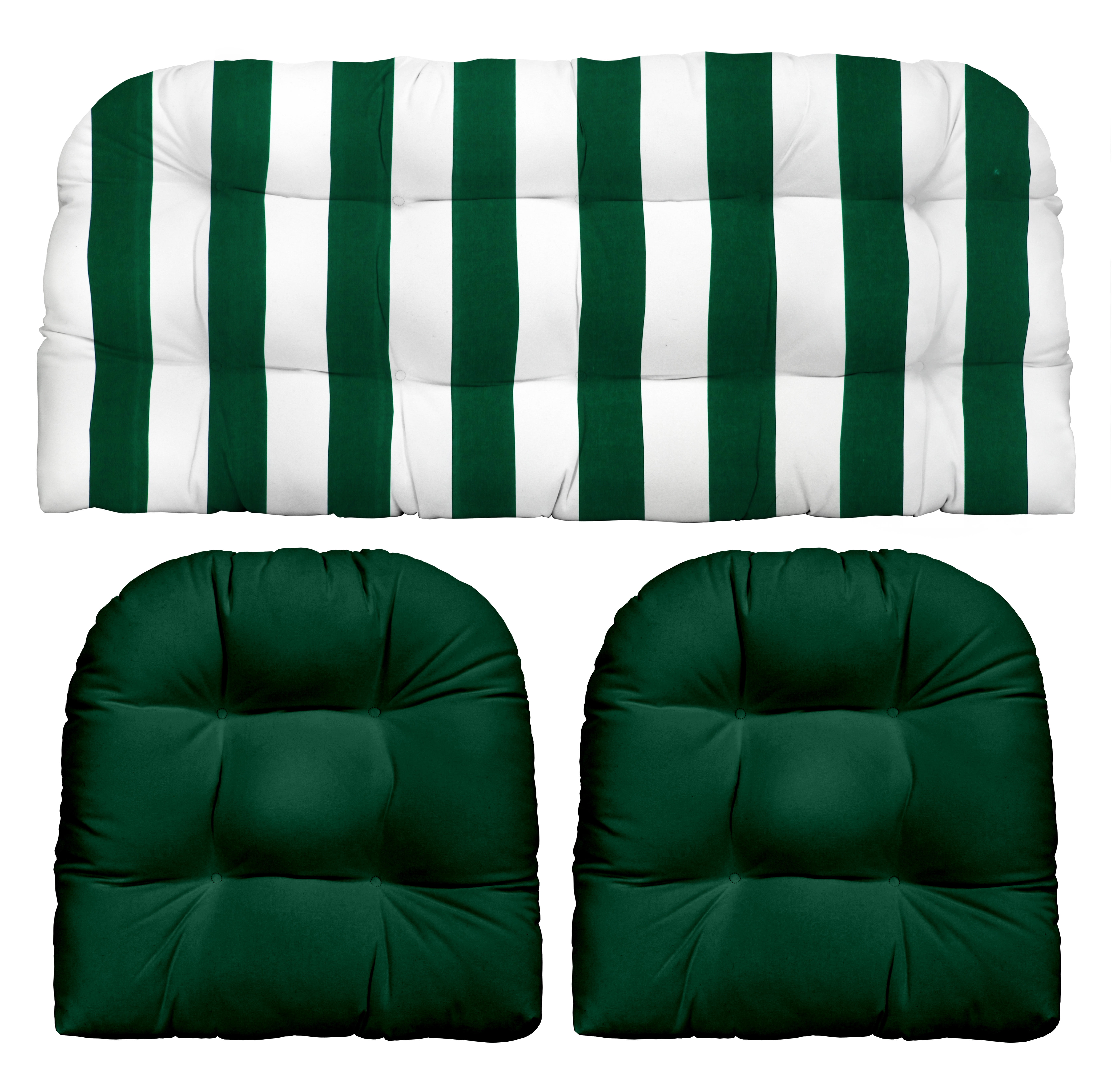 Sunbrella Hunter Green Outdoor Cushions RSH Décor Indoor Outdoor
