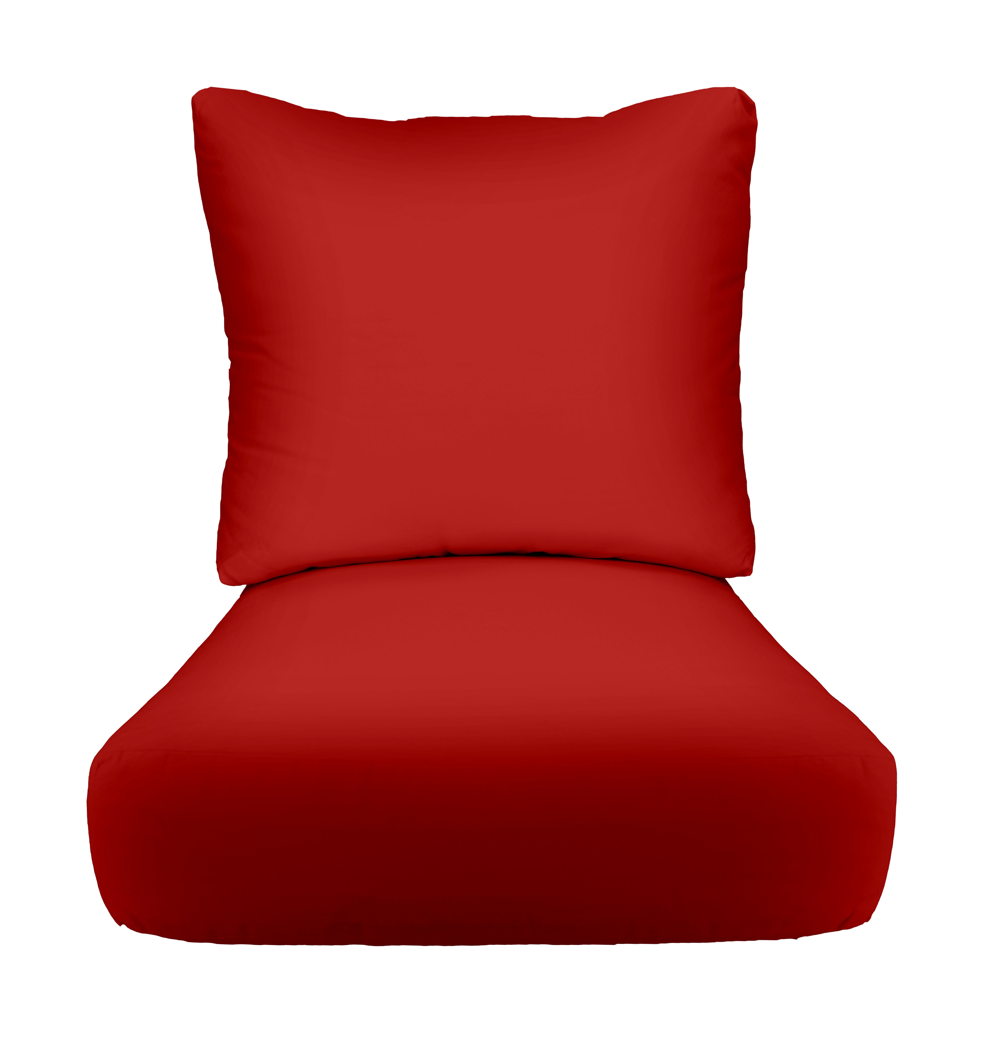 RSH Décor Indoor Outdoor Deep Seating Cushion Set, 25”x 25” x 5” Seat