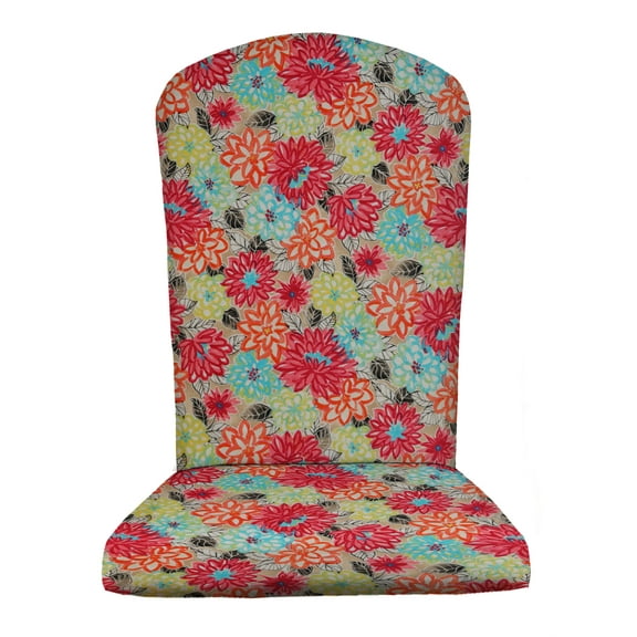 RSH Décor Indoor Outdoor Foam Adirondack Cushion, Artistic Floral