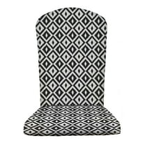 RSH Décor Indoor Outdoor Foam Adirondack Cushion, Black & White Aztec