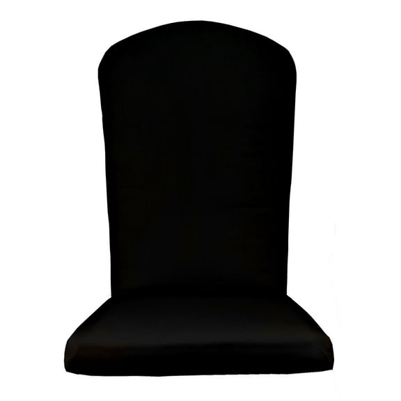 RSH Décor Indoor Outdoor Foam Adirondack Cushion, Solid Black