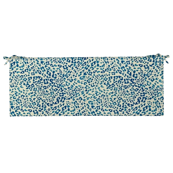 RSH Décor Indoor Outdoor Foam Bench Cushion with Ties 60" x 18" x 3", Sunny Spot Blue