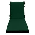 thumbnail image 1 of RSH Décor Indoor Outdoor Foam Chaise Lounge Chair Cushion, Hunter Green, 1 of 6