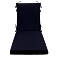 thumbnail image 1 of RSH Décor Indoor Outdoor Foam Chaise Lounge Chair Cushion, Navy Blue, 1 of 6