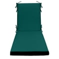 thumbnail image 1 of RSH Décor Indoor Outdoor Foam Chaise Lounge Chair Cushion, Peacock, 1 of 6