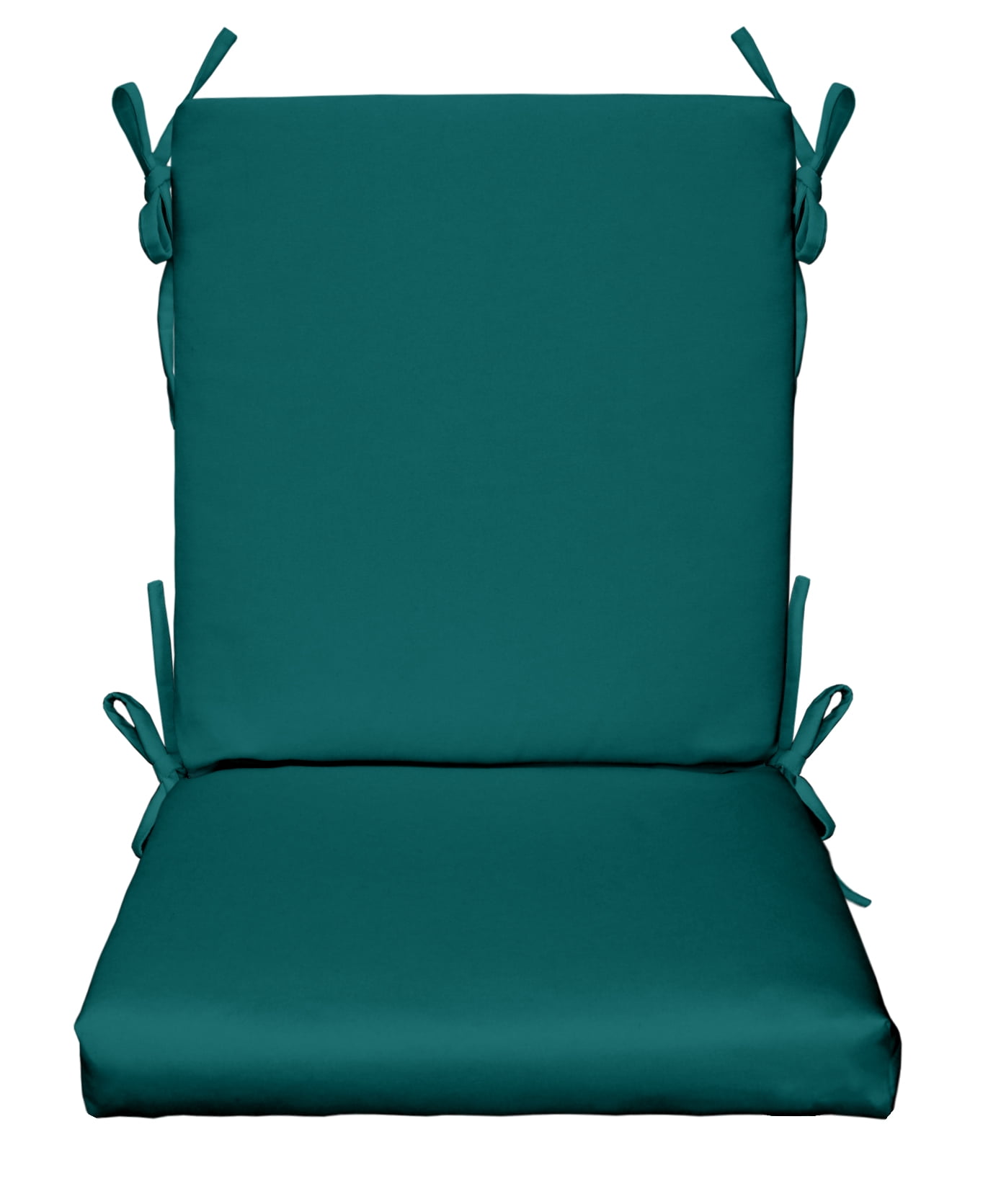 RSH Décor Indoor Outdoor Foam High Back Chair Cushion, Peacock