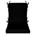 thumbnail image 1 of RSH Décor Indoor Outdoor Foam Mid Back Chair Cushion, Black, 1 of 5