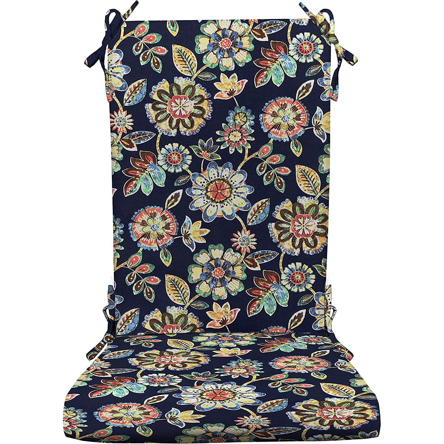 RSH Décor Indoor Outdoor Foam Rocker Rocking Chair Pad Cushions, Fits