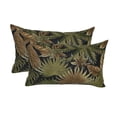 thumbnail image 1 of RSH Décor Indoor Outdoor Set of 2 Pillows 20" x 12", Bahamian Breeze Coal, 1 of 6