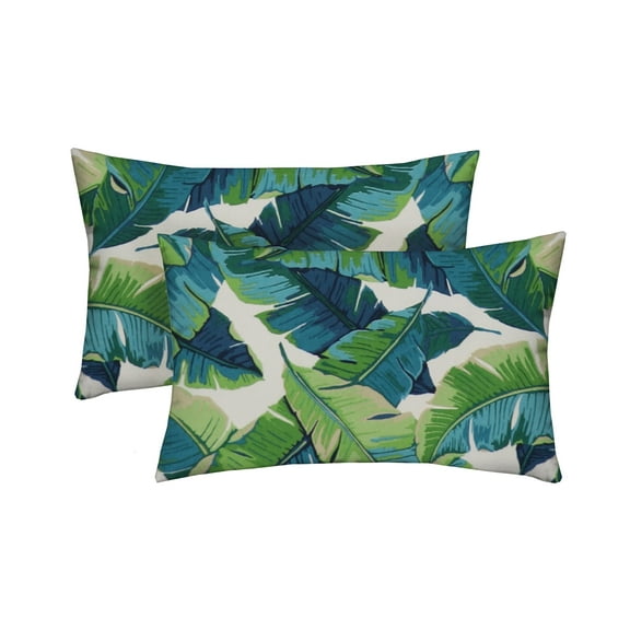 RSH Décor Indoor Outdoor Set of 2 Pillows 20" x 12", Balmoral Opal