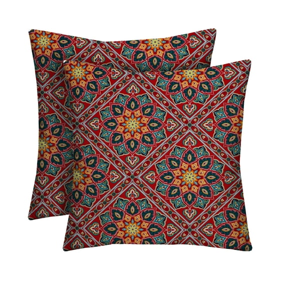 RSH Décor Indoor Outdoor Set of 2 Pillows 20" x 20", Medlo Sonoma