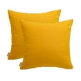 thumbnail image 1 of RSH Décor Indoor Outdoor Set of 2 Square Pillows Weather Resistant 17" x 17", Sunbrella Sunflower Yellow, 1 of 6