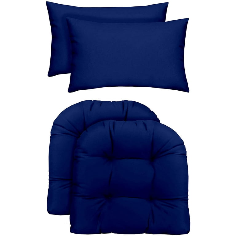 RSH Décor Indoor Outdoor Set of U-Shape Cushions and Lumbar