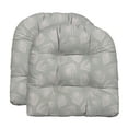 thumbnail image 1 of RSH Décor Indoor Outdoor Set of 2 U-Shape Wicker Tufted Seat Cushions Patio, Standard, Shade Belmont Blue, 1 of 6
