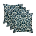 thumbnail image 1 of RSH Décor Indoor Outdoor Set of 4 Pillows, 17" x 17", Ashmore Marine Blue, 1 of 6