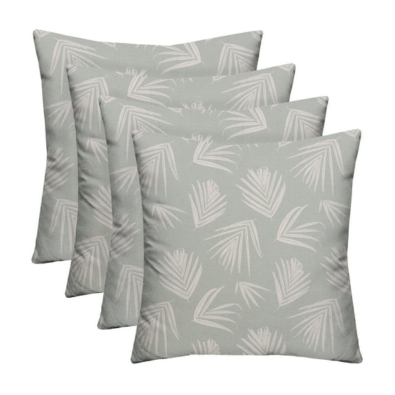 RSH Décor Indoor Outdoor Set of 4 Pillows 17" x 17", Shade Belmont Blue