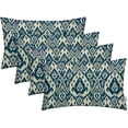 thumbnail image 1 of RSH Décor Indoor Outdoor Set of 4 Pillows, 26" x 16", Ashmore Marine Blue, 1 of 6