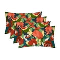 thumbnail image 1 of RSH Décor Indoor Outdoor Set of 4 Pillows 26" x 16", Novino Multi Red Floral, 1 of 6