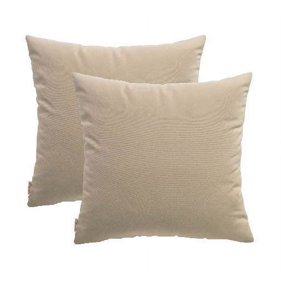 RSH Décor Indoor Outdoor Sunbrella Set of 2 Square Pillows Weather Resistant 24" x 24"