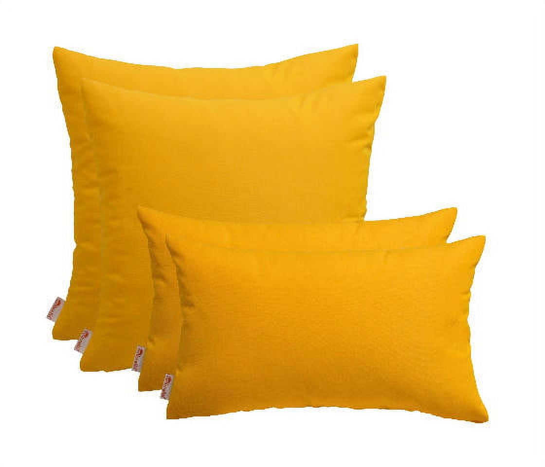 Yellow sunbrella outdoor pillows sales