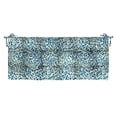 thumbnail image 1 of RSH Décor Indoor Outdoor Tufted Bench Cushion with Ties 51” x 18”, Sunny Spot Blue, 1 of 6