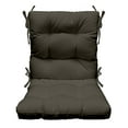 thumbnail image 1 of RSH Décor Indoor Outdoor Tufted High Back Chair Cushion, Grey, 1 of 5