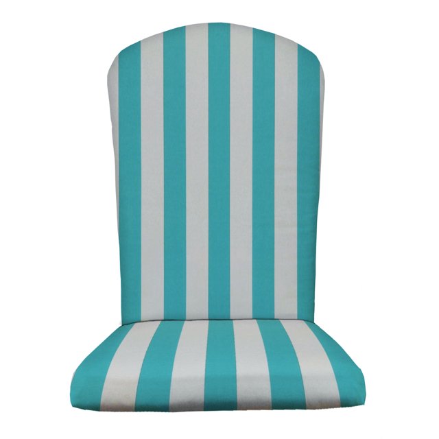 RSH Décor Outdoor Foam Adirondack Chair Seat Cushion, Cancun & White