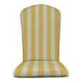 thumbnail image 1 of RSH Décor Outdoor Foam Adirondack Chair Seat Cushion, Yellow & White Stripe, 1 of 6