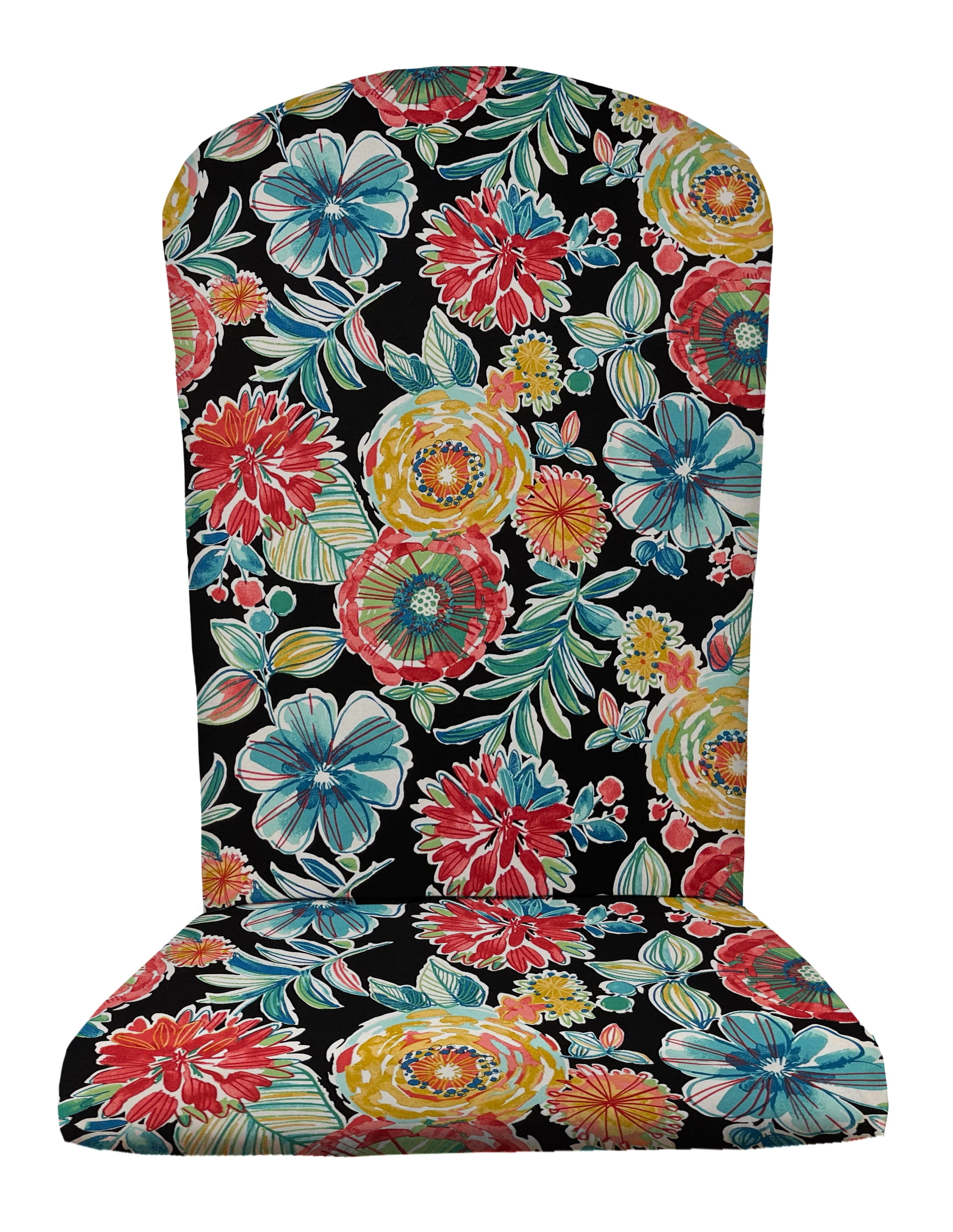 RSH Décor Outdoor Single Foam Adirondack Chair Seat Cushion, Colsen Noir
