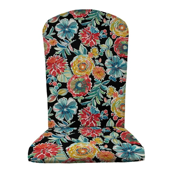 RSH Décor Outdoor Single Foam Adirondack Chair Seat Cushion, Colsen Noir