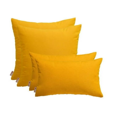 RSH DECOR 20” x 12” Sunbrella Lumbar Pillows, Water Resistant 4 Count