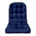 thumbnail image 1 of RSH DECOR: Tufted Adirondack Cushion | All-Weather Fabric | Navy Blue, 1 of 5