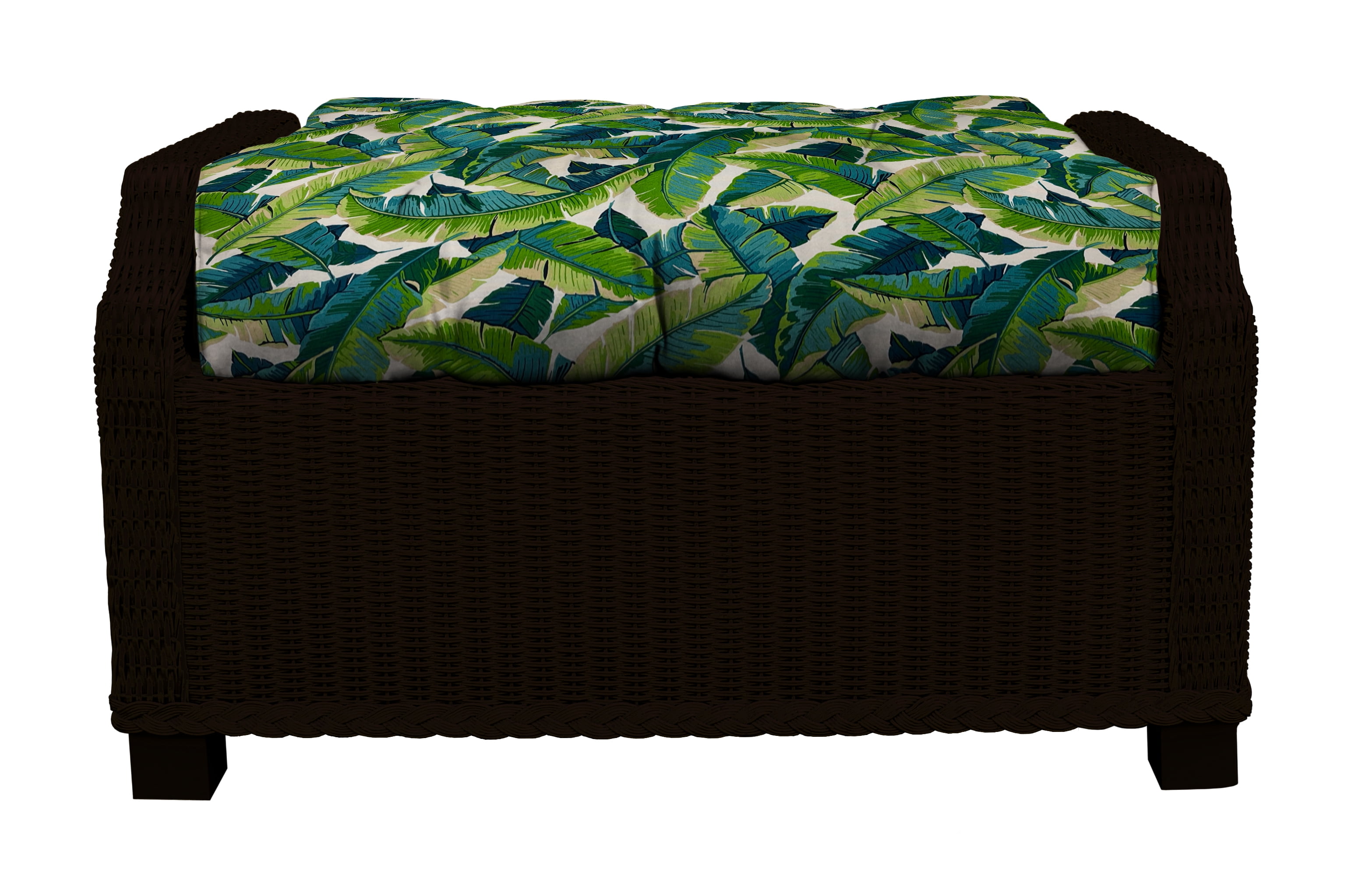 RSH Dcor Indoor Outdoor Single Tufted Ottoman Replacement Cushion **Cushion Only**, 24 x 20