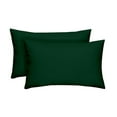 thumbnail image 1 of RSH Decor: 2 Lumbar Support Pillows | 20" x 12" | All-Weather Spun Fabric | Hunter Green, 1 of 6