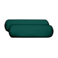 thumbnail image 1 of RSH Decor: 2 Neck Roll Bolster Pillows | 20" x 6" | All-Weather Spun Fabric | Peacock, 1 of 5