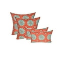 thumbnail image 1 of RSH Decor 20" x 12" Lumbar & 17" Square All-Weather Spun Fabric Decorative Throw Pillows (4 Count), 1 of 6