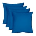 thumbnail image 1 of RSH Decor: 4 Square Accent Pillows Made with Sunbrella Performance Fabric | 24" x 24" | Canvas Pacific Blue, 1 of 8