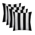 RSH Decor 4 Square Throw Pillows 17" x 17" AllWeather Spun Fabric