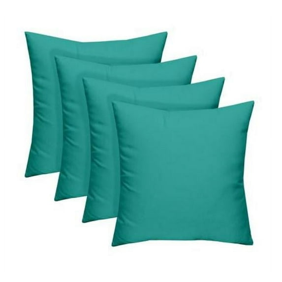 RSH Decor: 4 Square Throw Pillows | 20" x 20" | All-Weather Spun Fabric | Cancun
