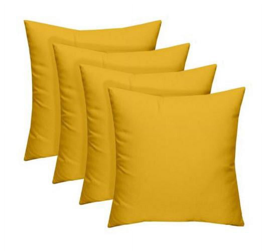 Solid yellow outdoor pillows store