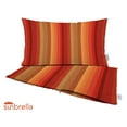 thumbnail image 1 of RSH Decor: Sunbrella Pillow Covers Set of 2 | 12" by 20" Lumbar Covers | Weather-Resistant Sunbrella Fabric | Astoria Sunset, 1 of 10