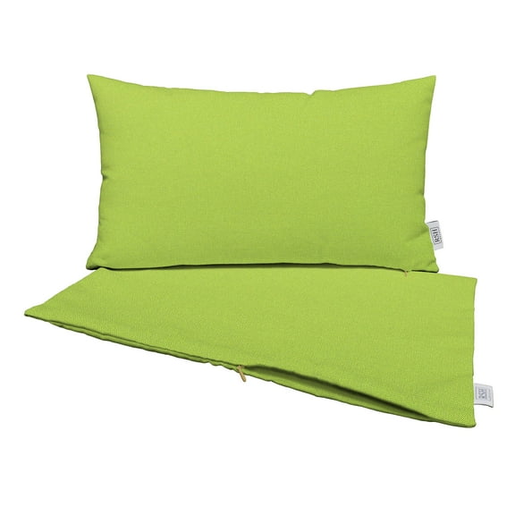 RSH Decor: Sunbrella Pillow Covers Set of 2 | 12" by 20" Lumbar Covers | Weather-Resistant Sunbrella Fabric | Canvas Macaw