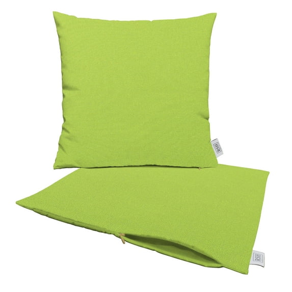 RSH Decor: Sunbrella Pillow Covers Set of 2 | 20" x 20" Square Covers | Weather-Resistant Sunbrella Fabric | Canvas Macaw